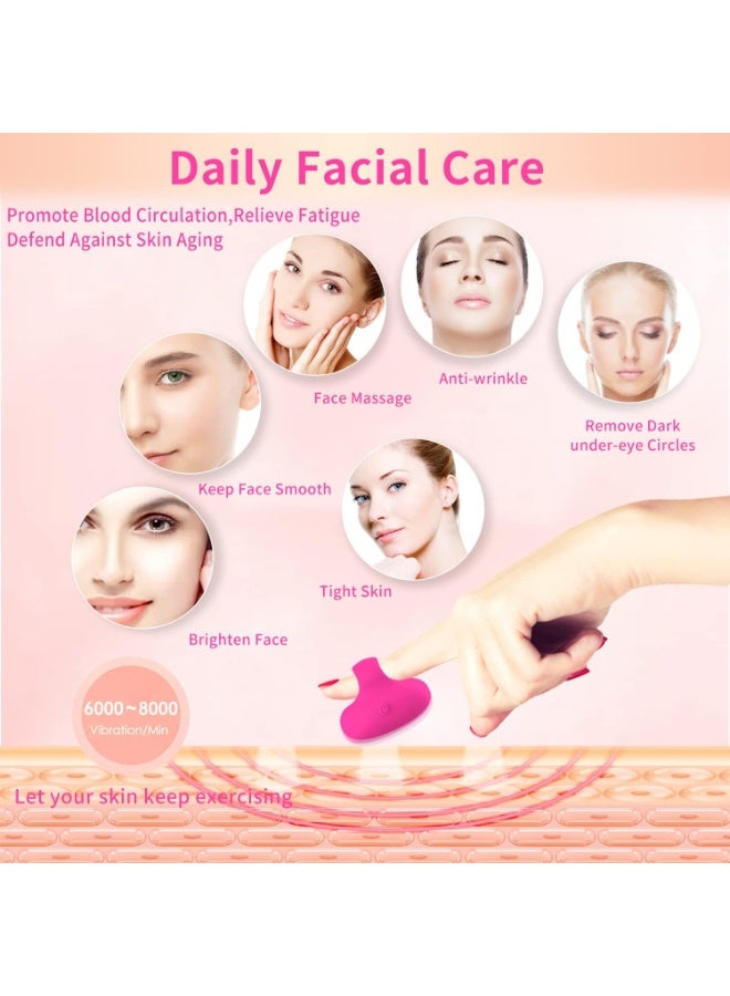 BORTONY Mini Massager Ring Facial and Eye Massager, USB Rechargeable Fingertip Face Massager, Portable Wireless Anti-Aging Massage Ball for Dark Circles and Puffiness - Image 5